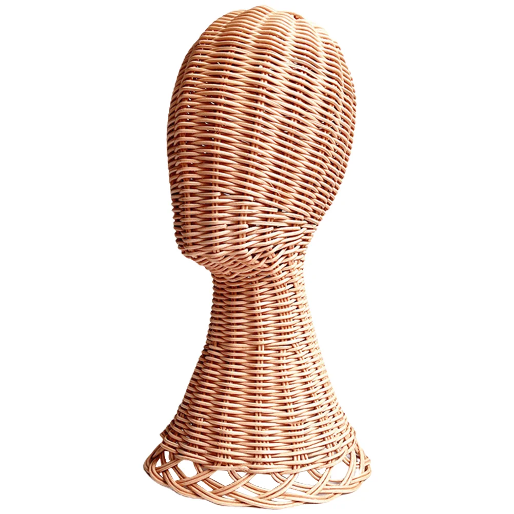 

Creative Rattan Hat Display Stand Stands for Rack Closet Manikin Head Baseball Cap Holder