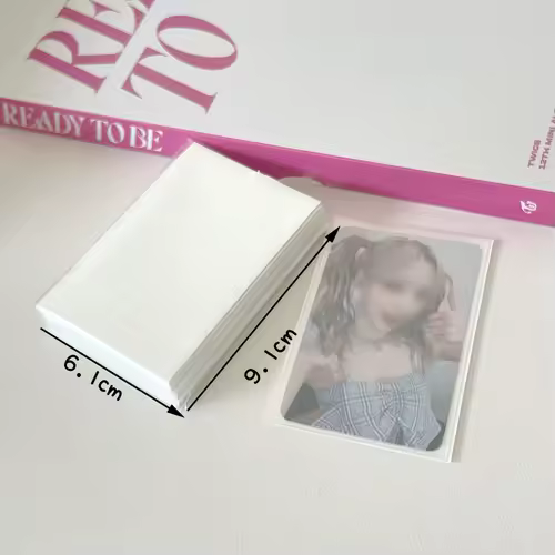 Sharkbang 50pcs/Lot Holo Card Sleeves 61x91mm 20C Macaron Color Kpop Holder For Postcards Films Game Cards Photocard Protector - Image 11