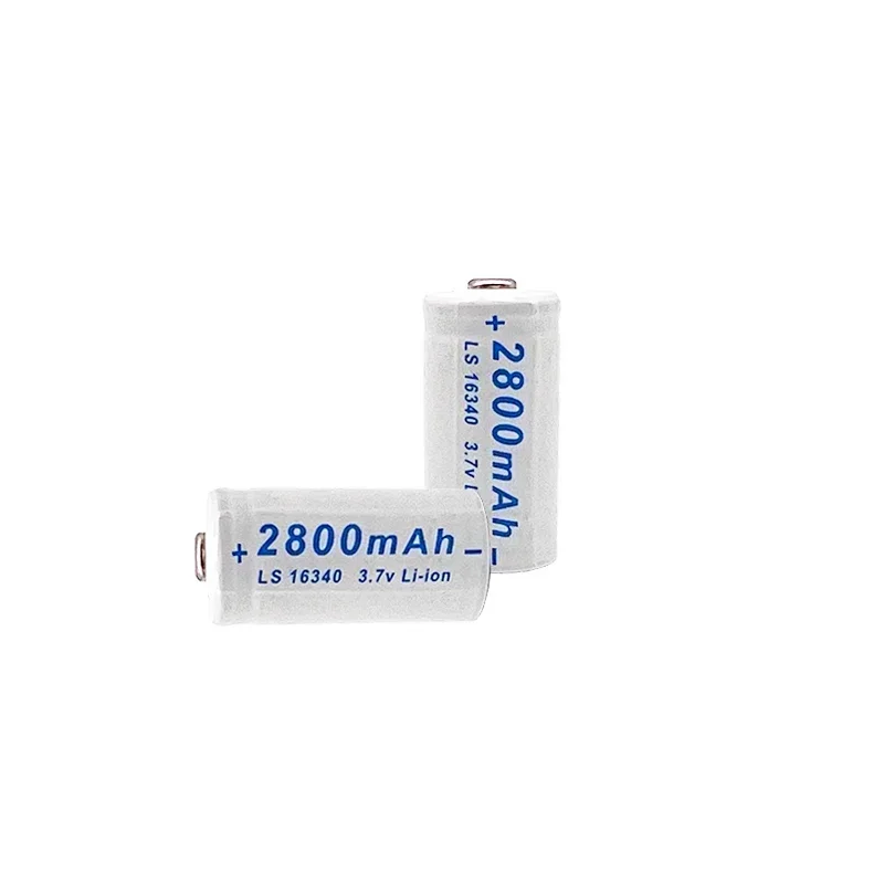 16340 lithium-ion battery CR123A RCR123 rechargeable battery 2800mAh 3.7V battery for flashlight camera L70 Plus charger