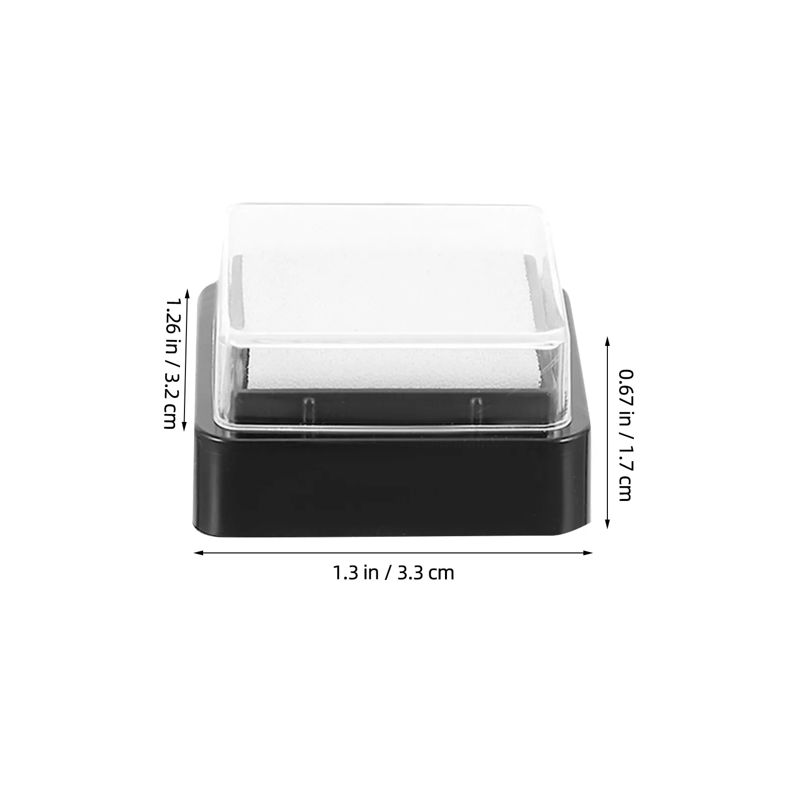 18Pcs Empty Craft Stamp Set For Ink Pad For Journaling Christmas Card Stamps Blank Pads Sponge Fingerprint view 6