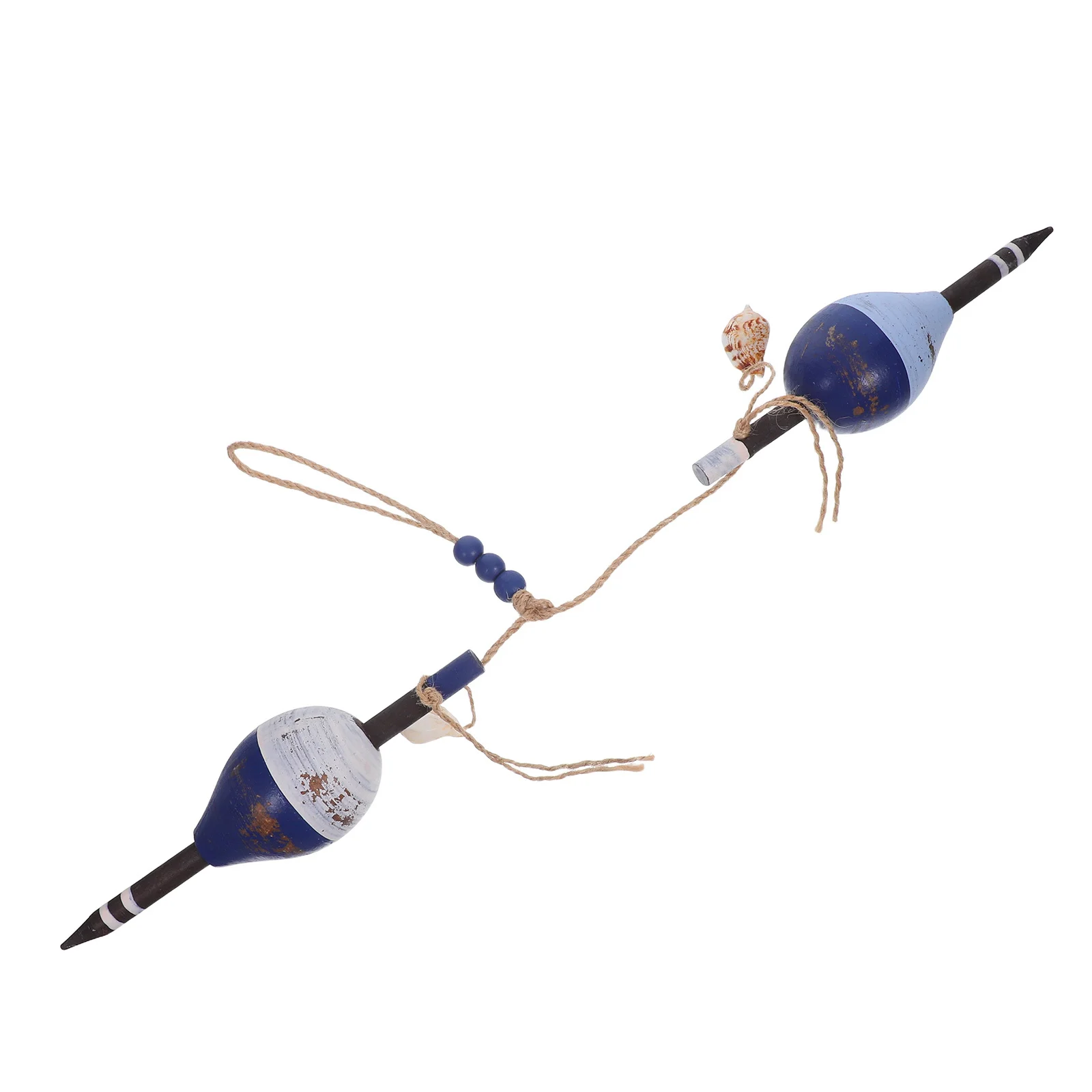 Dekoracja z drewnianych boj, do zawieszenia na ścianie, motyw morski, wystrój salonu, sypialni, styl śródziemnomorski, ozdoba inspirowana morzem.