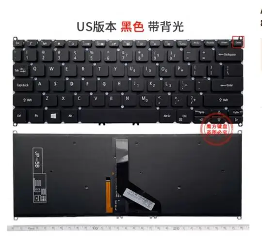 New For ACER Swift 3 SF314-41 SF314-42 SF314-52 SF314-53 SF314-54 SF314-55 SF314-59 N19C4 N19H4 US Black Backlit Keyboard