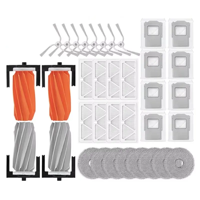 

A83G-For DJI Romo A / S / P Vacuum Main Side Brush Filter Mop Cloth Dust Bag Spare Parts