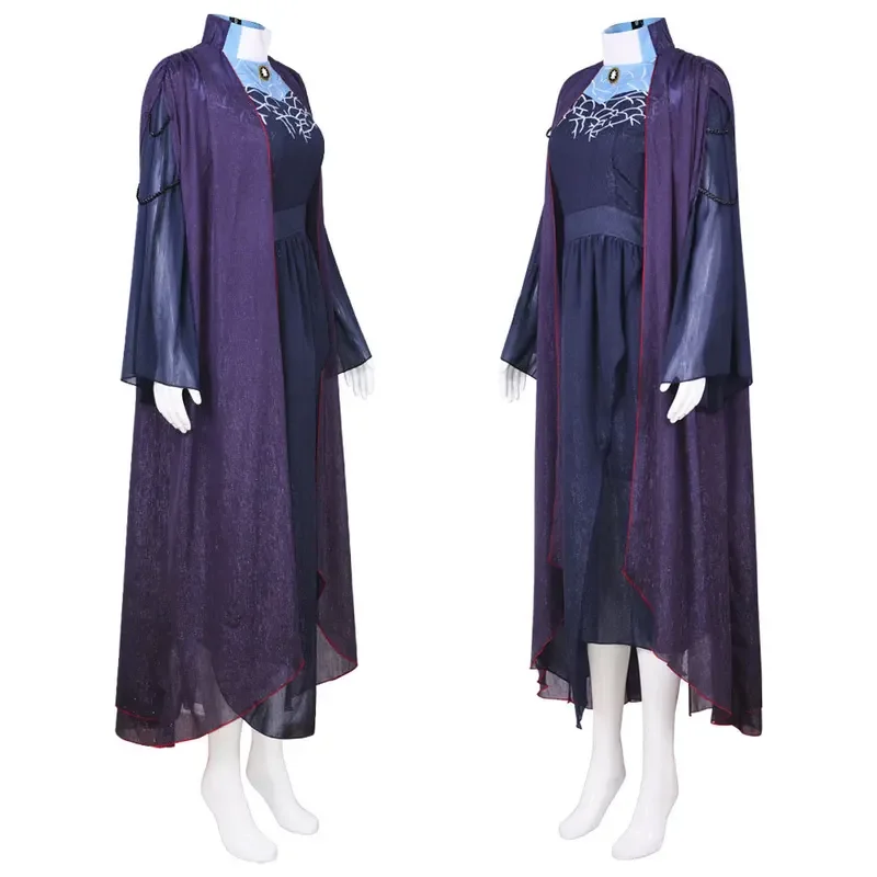 Mentor Agatha Harkness Cosplay Costume Dresses Halloween Party Outfits