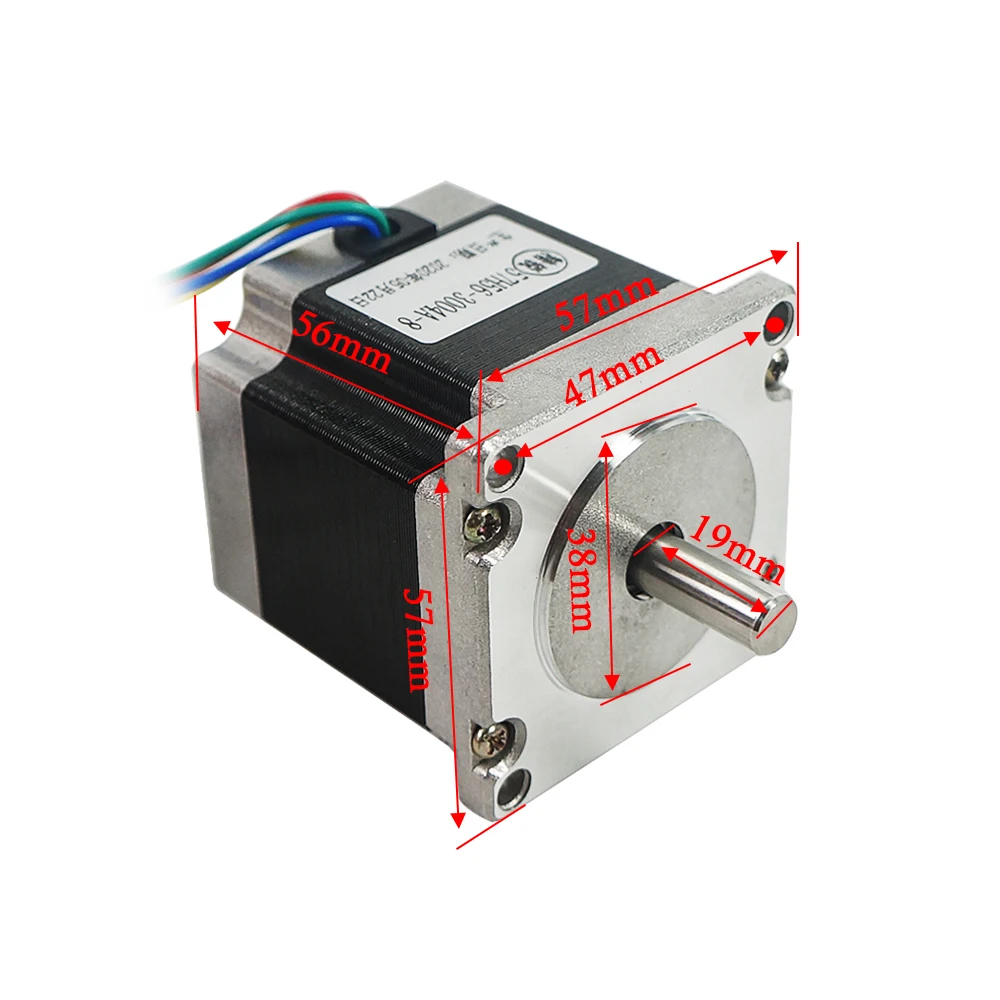 1PCS Nema23 Stepper Motor 57BYGH56 3A 57*56 4-wires Nema 23 for 3020 3040 6040 3D Printer XYZ CNC Engraver Wood Router