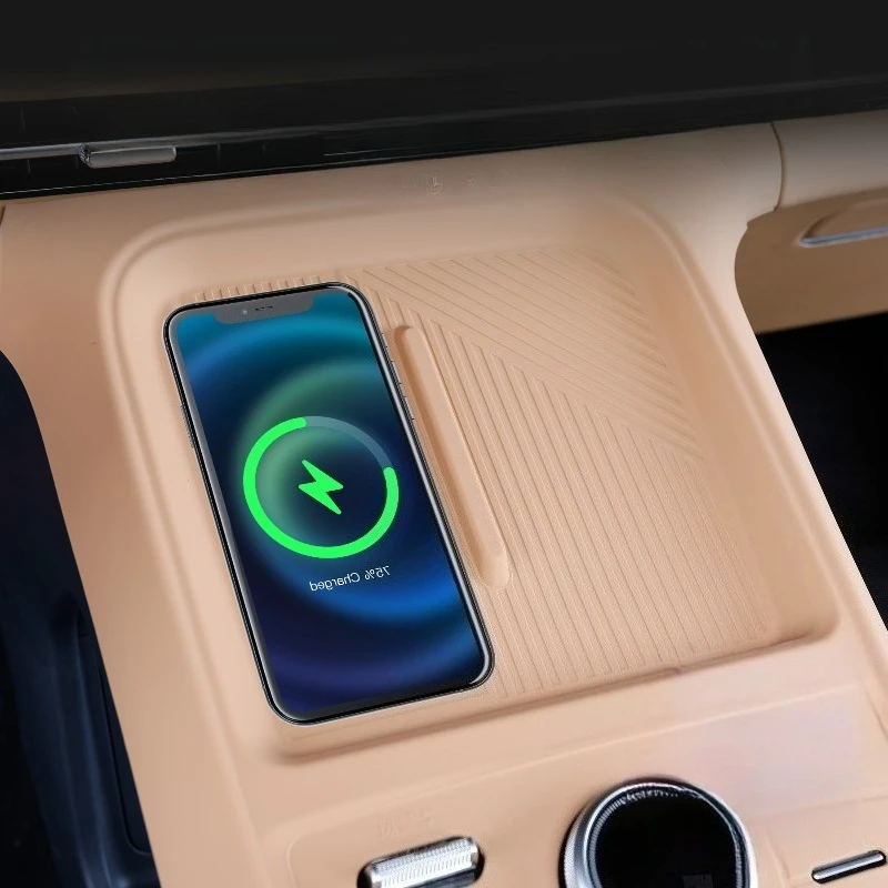 Full Wrap Silicone Cup Holder Pad for Galaxy Starship 7 - Central Control Wireless Charging Area Protector