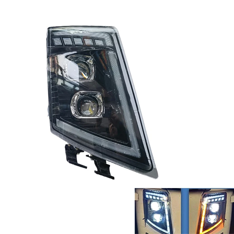 1 PCS LED HEAD LIGHT FIT FOR VOLVO FH13 FH16 FM500 FH500 TRUCK HEADLAMP 21035537 21035638