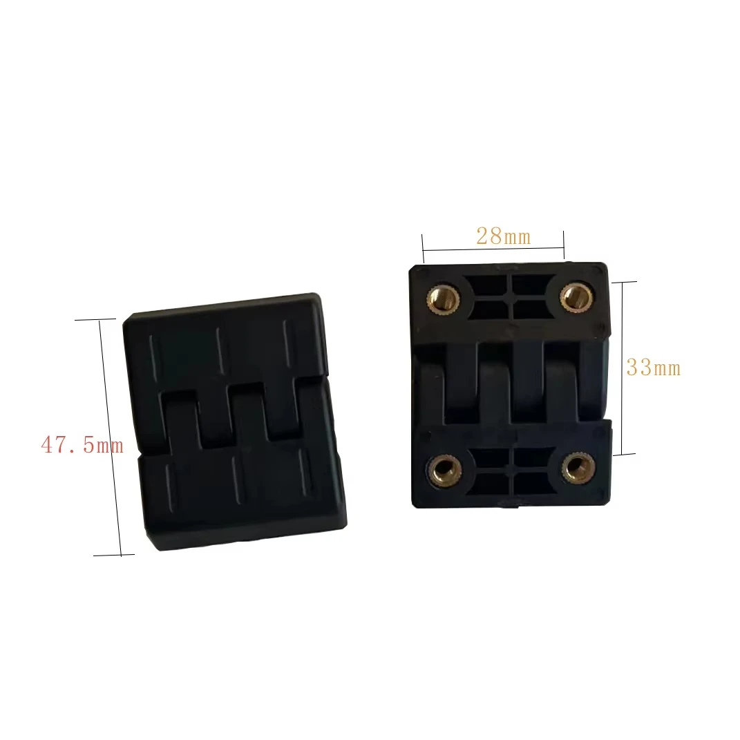 La caja de aluminio de aleación de aluminio se puede incrustar con tornillos de cobre, bisagras de nailon, bisagras para maletero de vehículo eléctrico de motocicleta