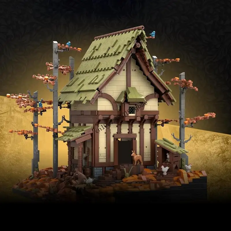 

New 3318Pcs Moc European Medieval Street View Welcome Home Model Building Diy Creative Ideas Child Toys Birthday Gift Blocks