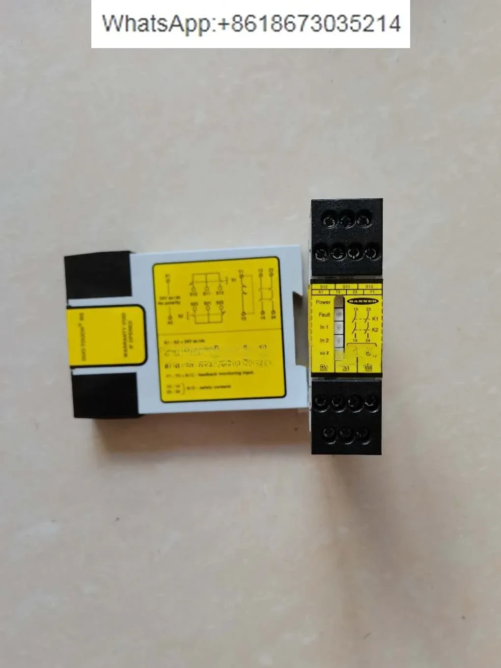 Safety relay AT-FM-10K two-hand control module