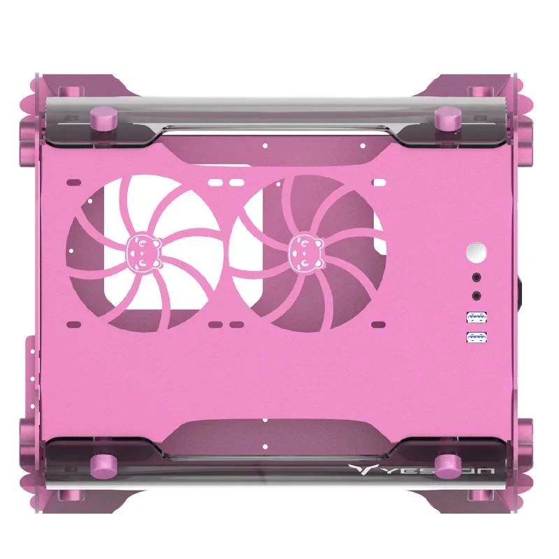 Imagem -04 - Especial-shaped Chassis Aberto Bonito Pet Desktop Computer Game Personalidade