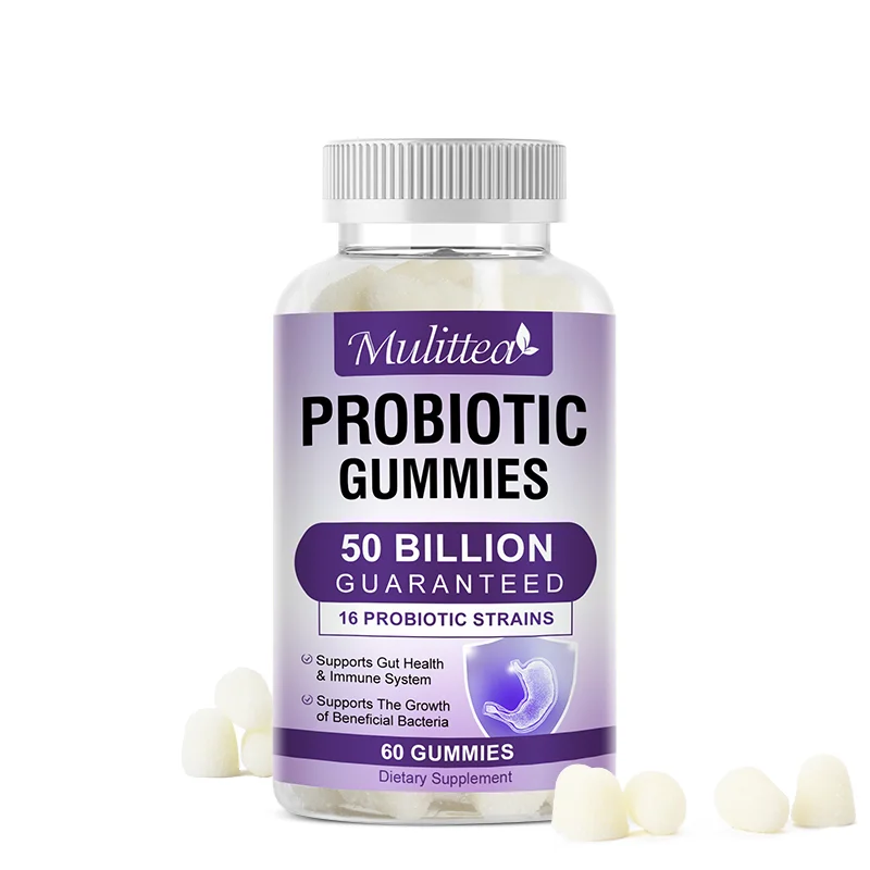 Mulittea Probiotic Supplement helps burn fat metabolism Promote Digestion & Nutrient and gut health for Women&Men