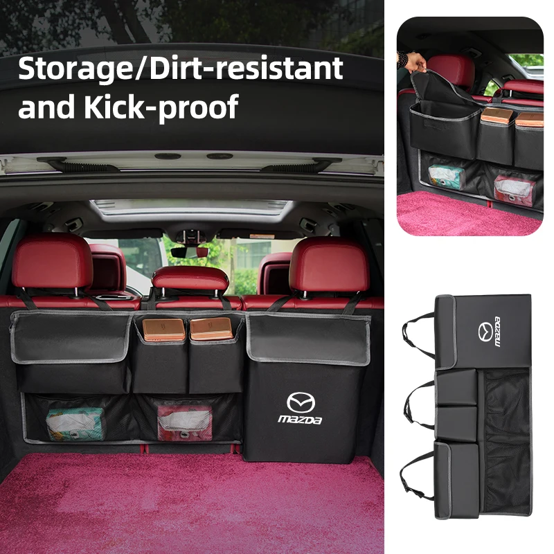 Car Seatback Organizer Tools Storage Bag Trunk Stowing Pocket For Mazda 6 3 CX5 5 2 323 CX7 Demio Atenza Axela MX30 CX30 CX3 CX9 5