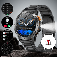 LIGE New 400mAh Battery smart watch men 1.53”HD Full Touch Screen IP68 Waterproof BT Call Men Bracelet Health Monitor Smartwatch