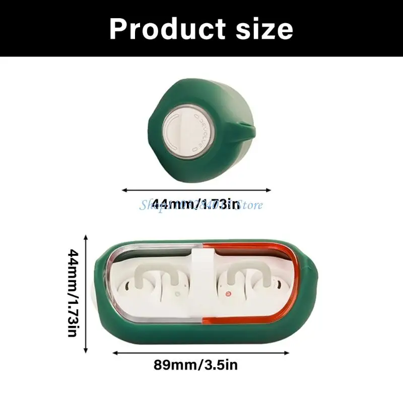 R6FF SILICONE COPERTO AURFICO COPERTURA Manica resistente alla polvere per auricolari Mooncrop Non slip leggero