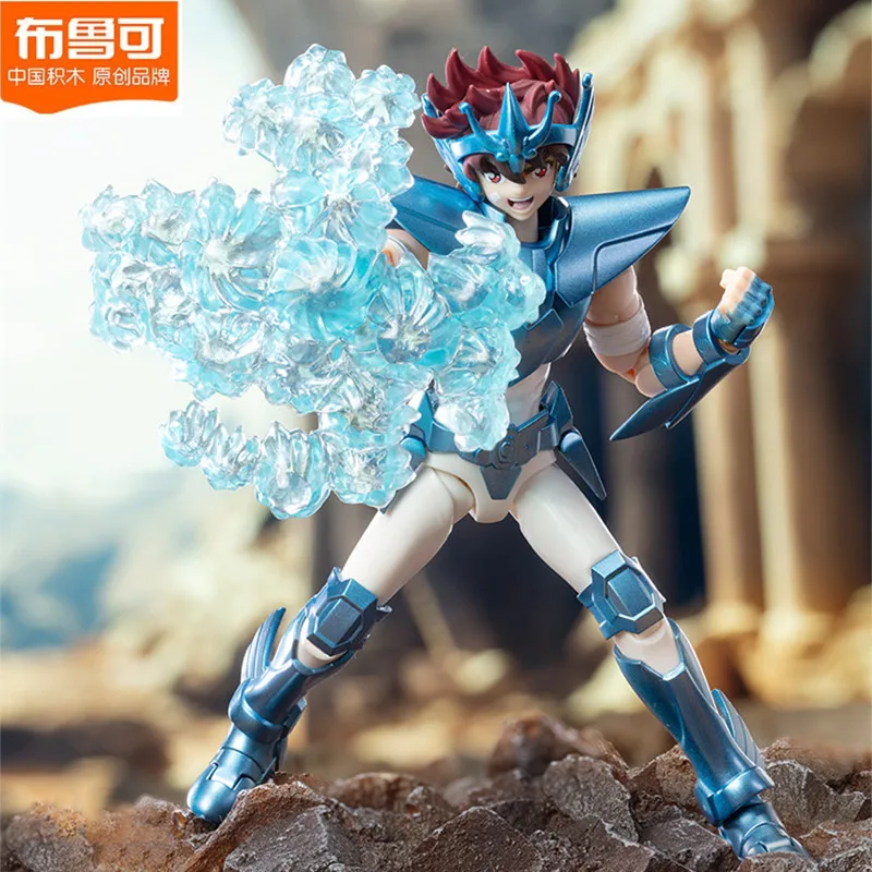 BLOKEES Original Saint Seiya bloc de construction Aiolos bélier Mu Leo Aiolia Scorpius Milo Pegasus Seiya assemblé figurine jouets
