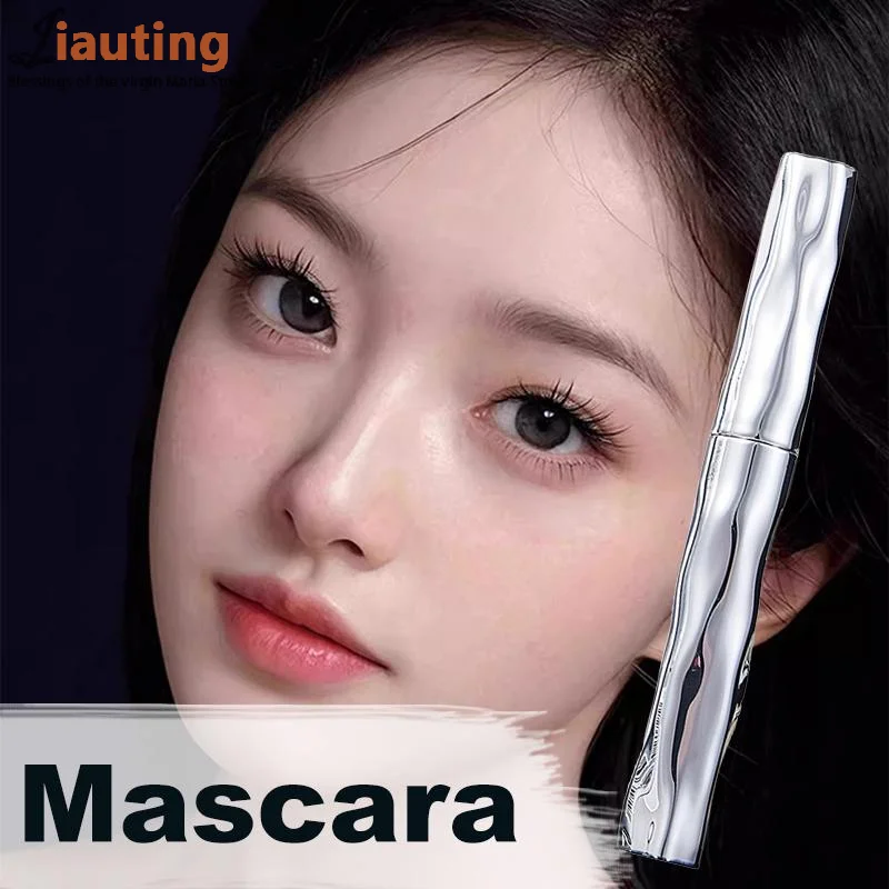 Waterproof 3D Lengthening Mascara Black Steel Tube Eyelash Primer Eye Lashes Brush Long-Wearing Silk Mascara Cosmetics Gift