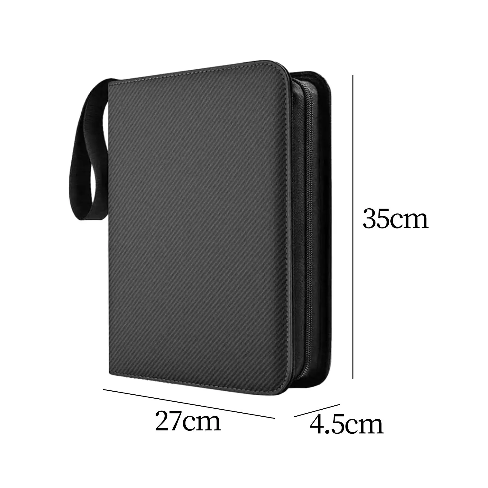 Photocard Binder Standard Portable Sturdy Zipper Waterproof 900 Cards Protective 9 Pockets for Album Collectible MTG TCG Toys