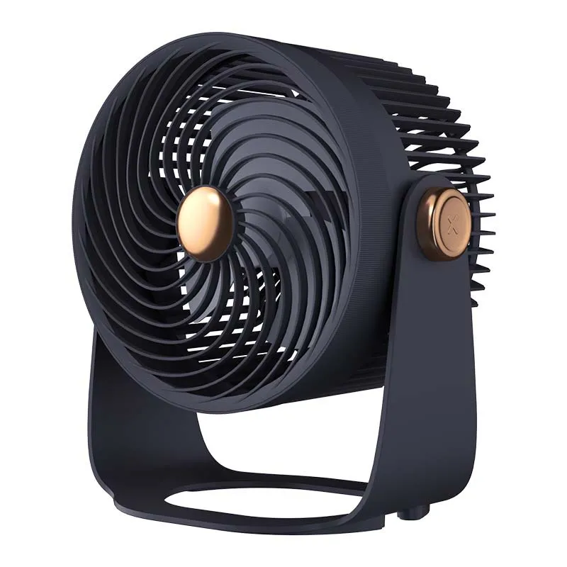 High quality Electric air circulating fan oscillation 3-speed cooling USB charging cordless standing fan