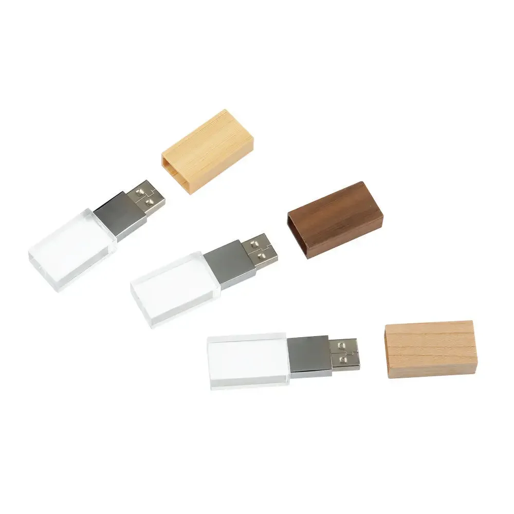 Free Custom LOGO Color Wooden USB2.0/3.0 High-speed Flash Drive 4GB 8GB 16GB 32GB 64GB 128GB