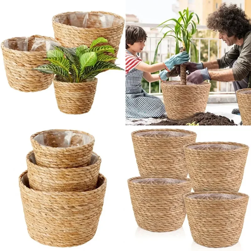 Small Hanger Large Plant Bracket Ecological Garden Flower Basket Bohemian Flower Pot Indoor Plant Packaging Bracket