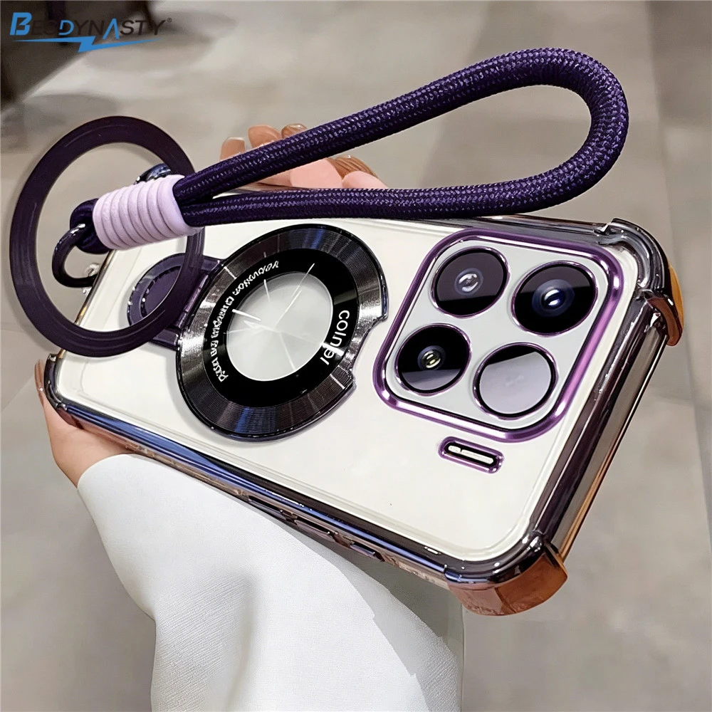 Rope Lanyard Strap Stand Phone Case For Infinix Note 60 50 30 40 Pro 50X 50S Smart 20 10 9 8 7 6 5 Transparent Shockproof Cover