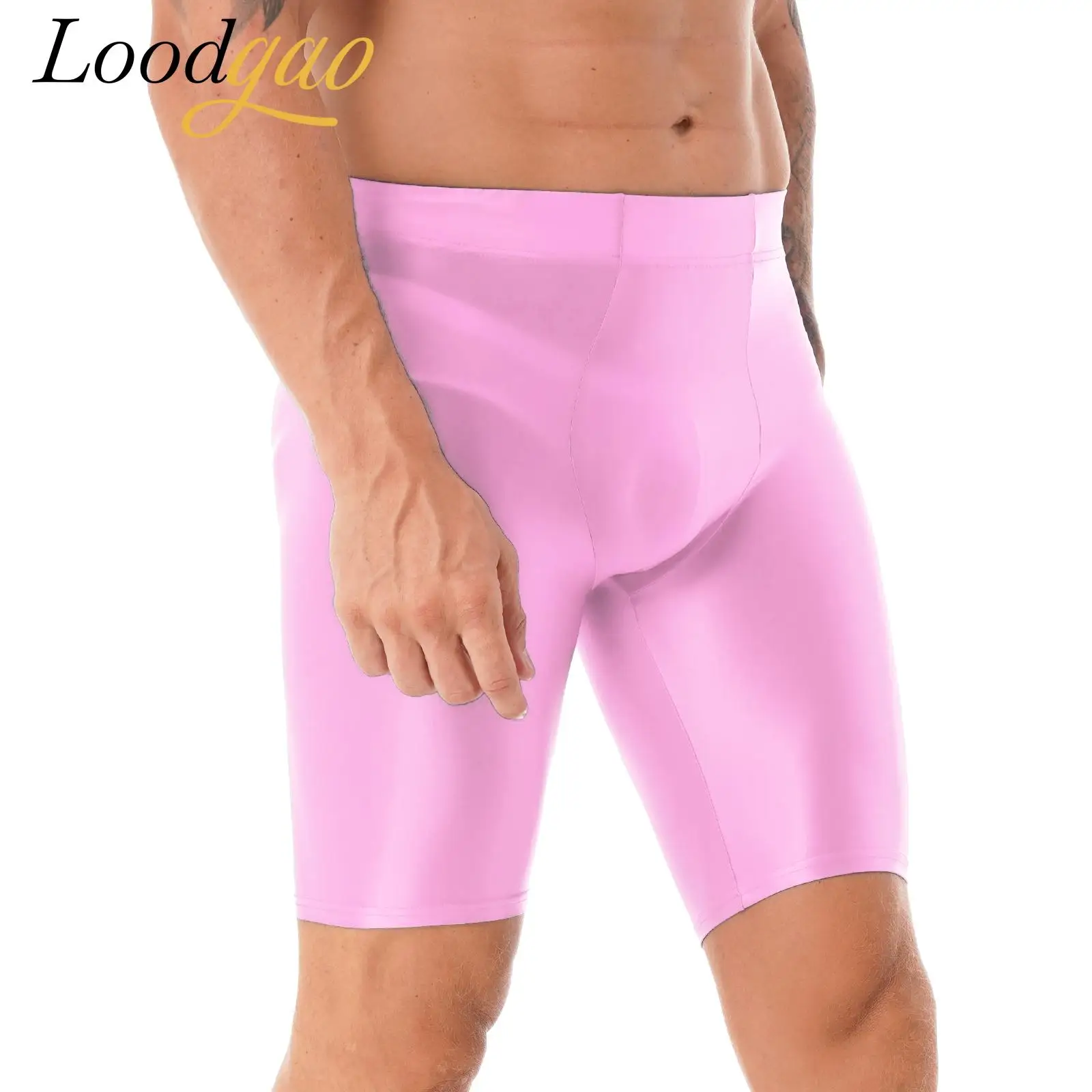 لامعة الصيف الرجال السراويل كلوبوير مطاطا حزام السراويل رياضة الجري اللياقة البدنية الجمباز ملهى ليلي سراويل قصيرة