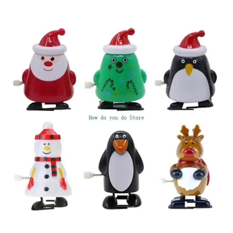 19QF 3 ’Interactive Wind-Up speelgoedmodel Animal Christmas voor poppencake peuter