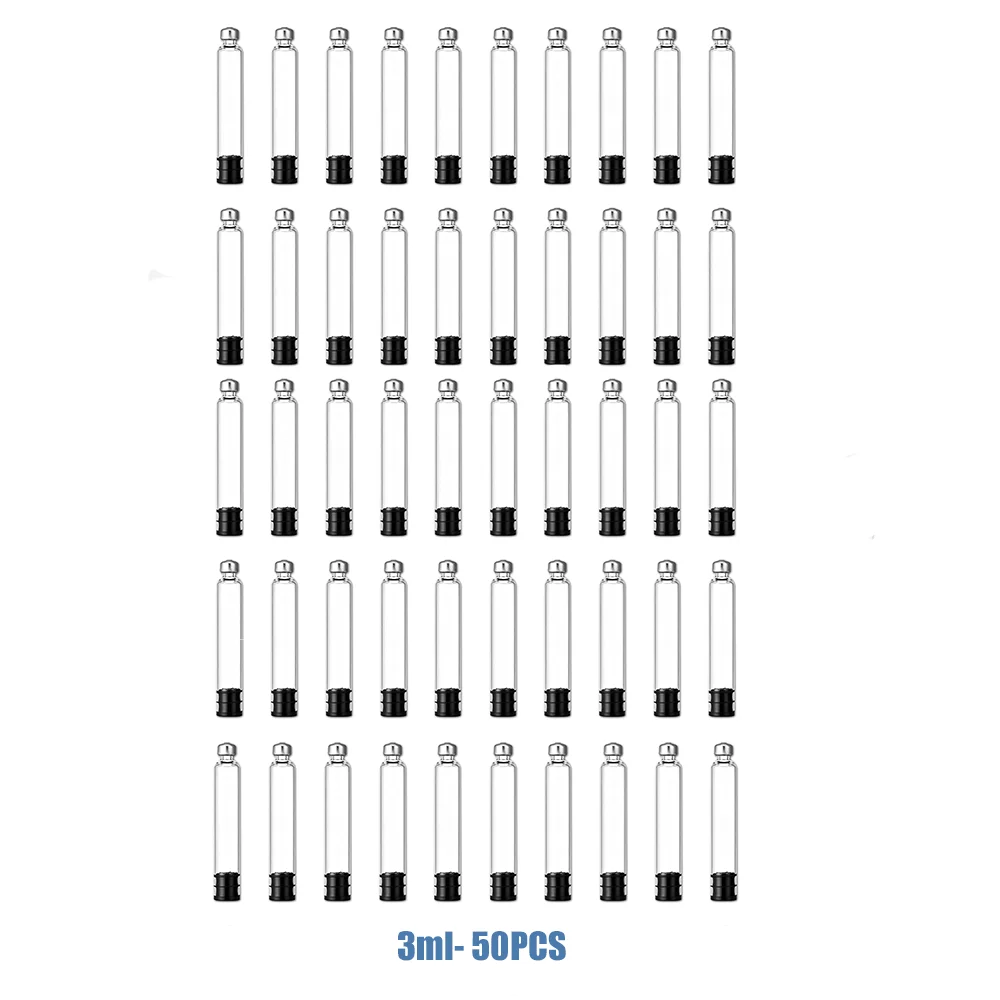 10-50 Stück 3ml Peptid-Insulin-Pen-Kartuschen, 3cc Kartuschen Kompatibel mit Wiederverwendbaren Injektions-Pens V1 & V2, Einzeln Verpackt