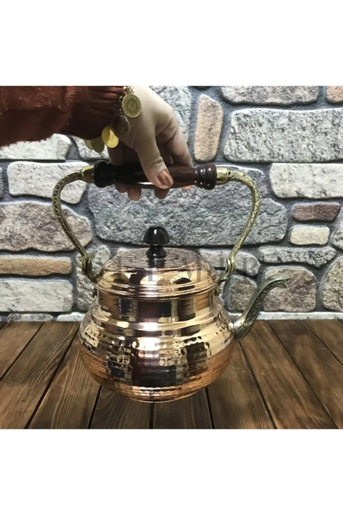 Copper italian teapot Cooper Luxury Cups