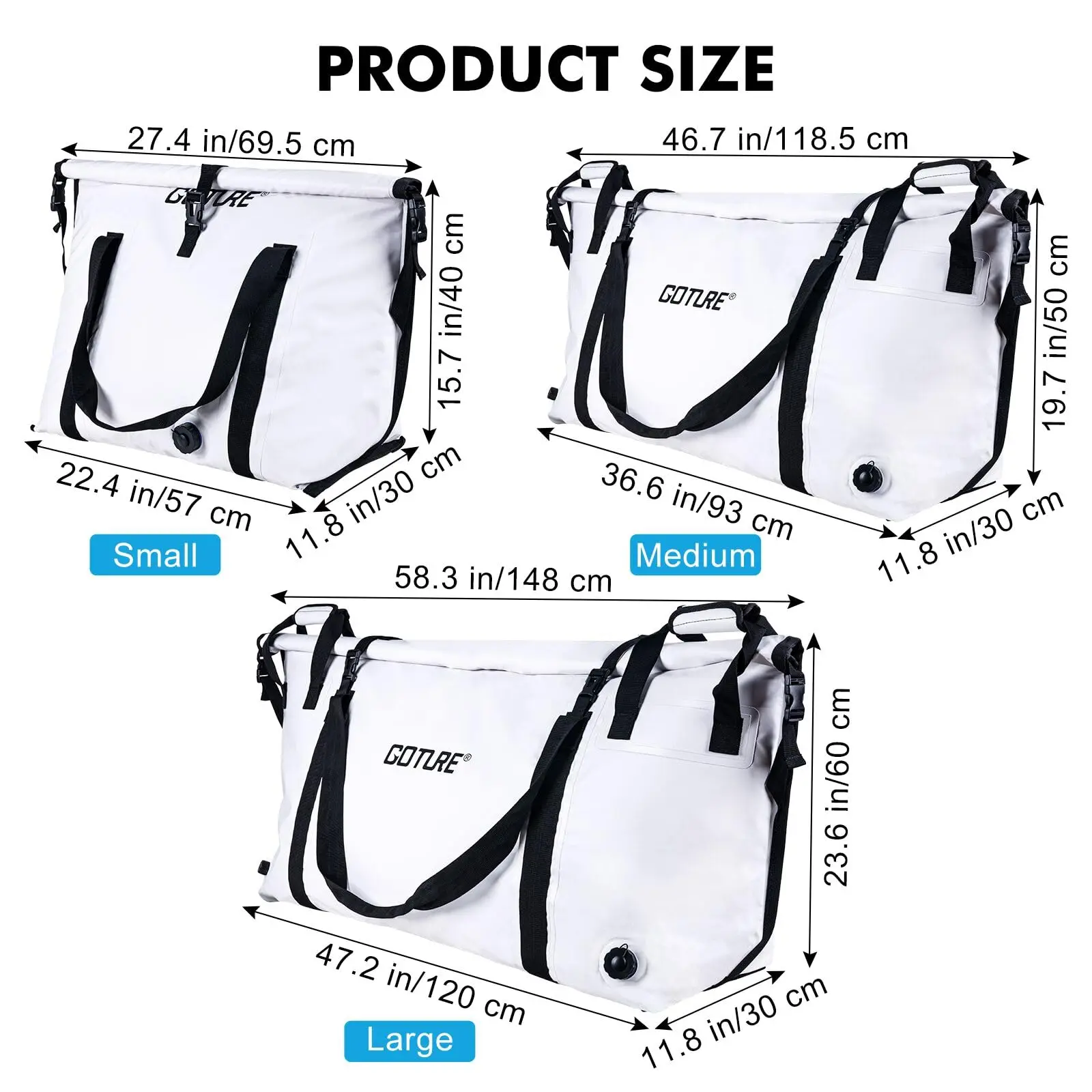 Bolsa térmica para pescado Goture aislada e impermeable - imagen 2