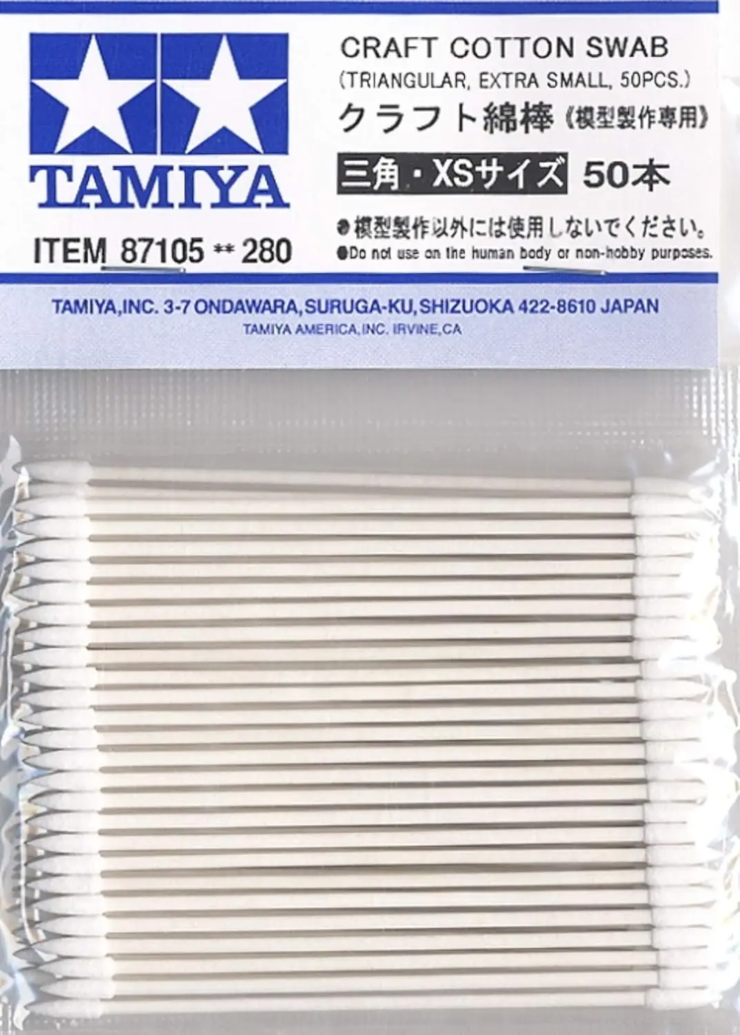 

Craft Cotton Swab, Triangle XSmall 50 p TAM87105