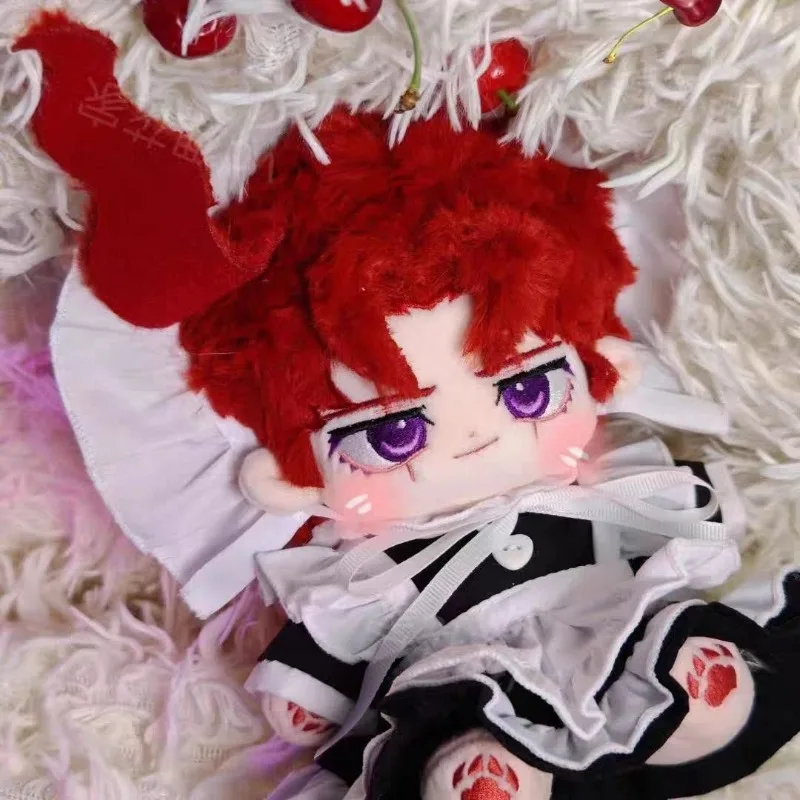 

20cm Japan Anime Role Kakyoin Noriaki Kawaii Cosplay Cotton Doll Body With Skeleton Cartoon Soft Plushies Toy Figures Fans Gift