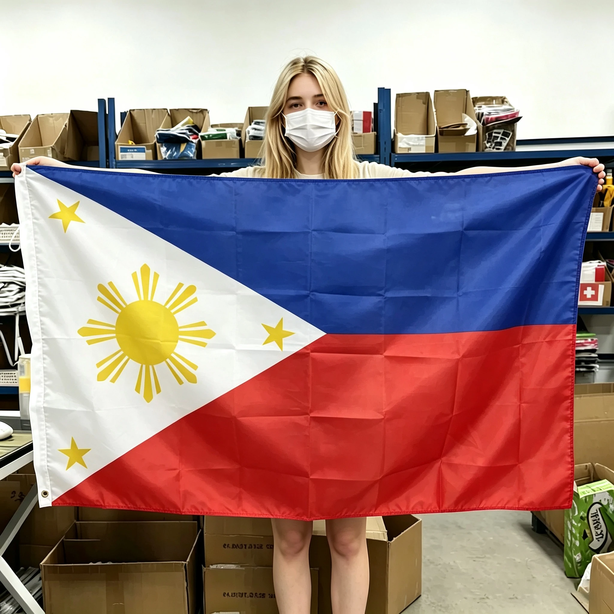 60x90cm 90x150cm 120x180cm Philippines Flag Philippino Pilipinas National Tapestry Polyester Banner With Brass Grommets