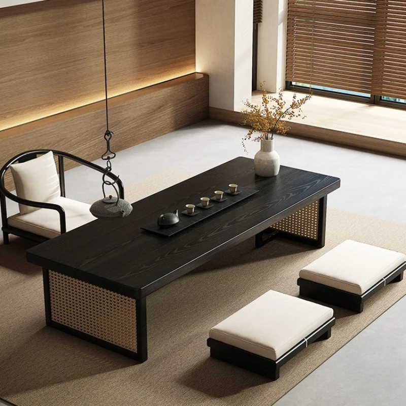 

Homestay Tatami Coffee Tables Japanese-style Negotiation Leisure Sitting Coffee Tables Home Homestay Furniture Set Quemo JT40C