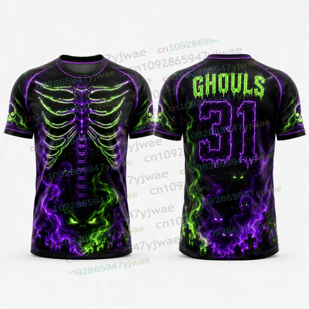 Herbst Halloween T-Shirt Kleidung für Männer und Frauen Kurzarm T-Shirt Kürbis 3D-Druck Harajuku T-Shirt Halloween Cosplay Herrenbekleidung – Detail 11