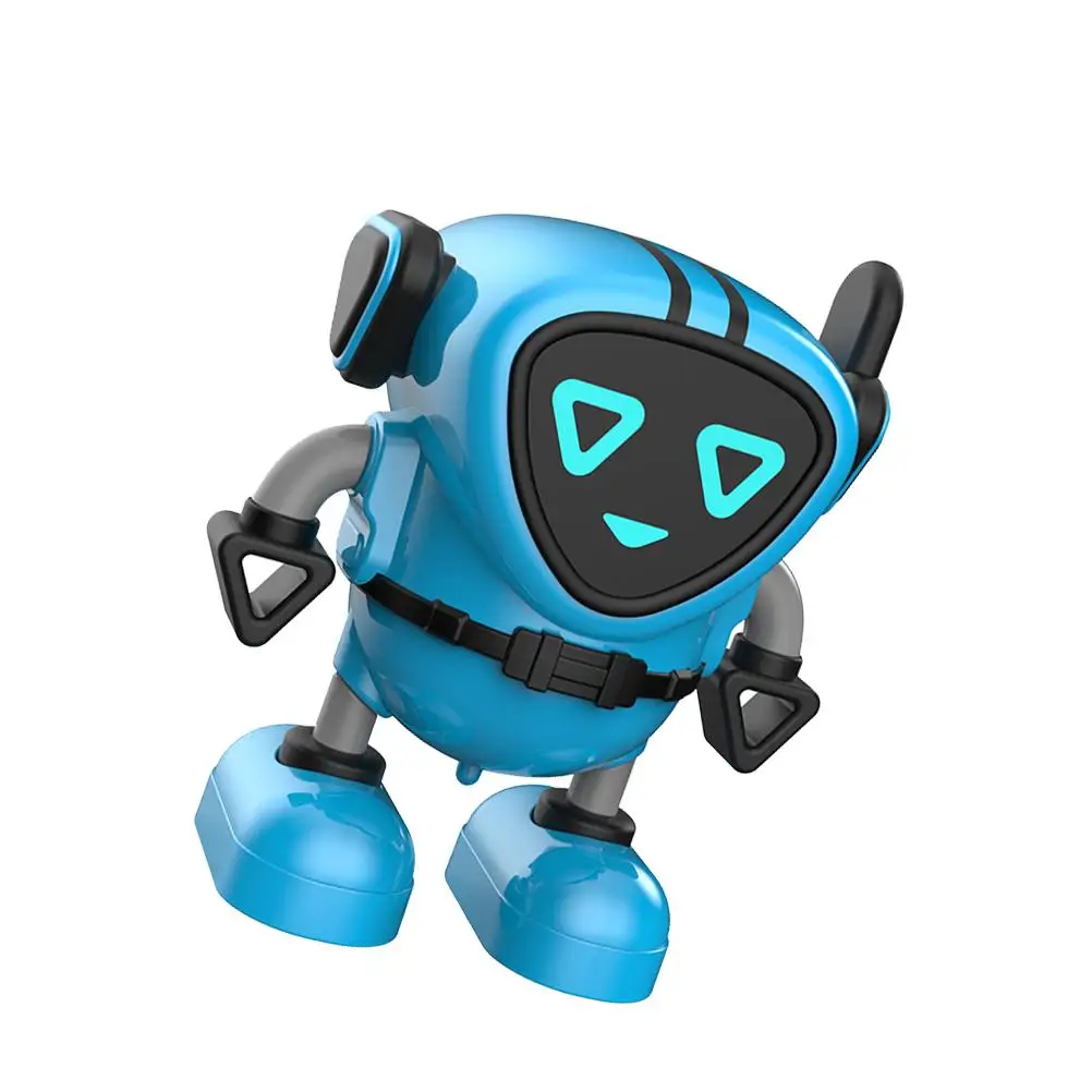 Robot gyroscopique assemblé à monter soi-même, jouet éducatif pour enfants, puissance de Friction, Mode St ing, télécommande, ABS bleu