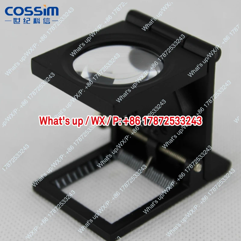 10X magnifying glass with light, latitude and longitude density mirror with ruler and scale, desktop magnifying glass