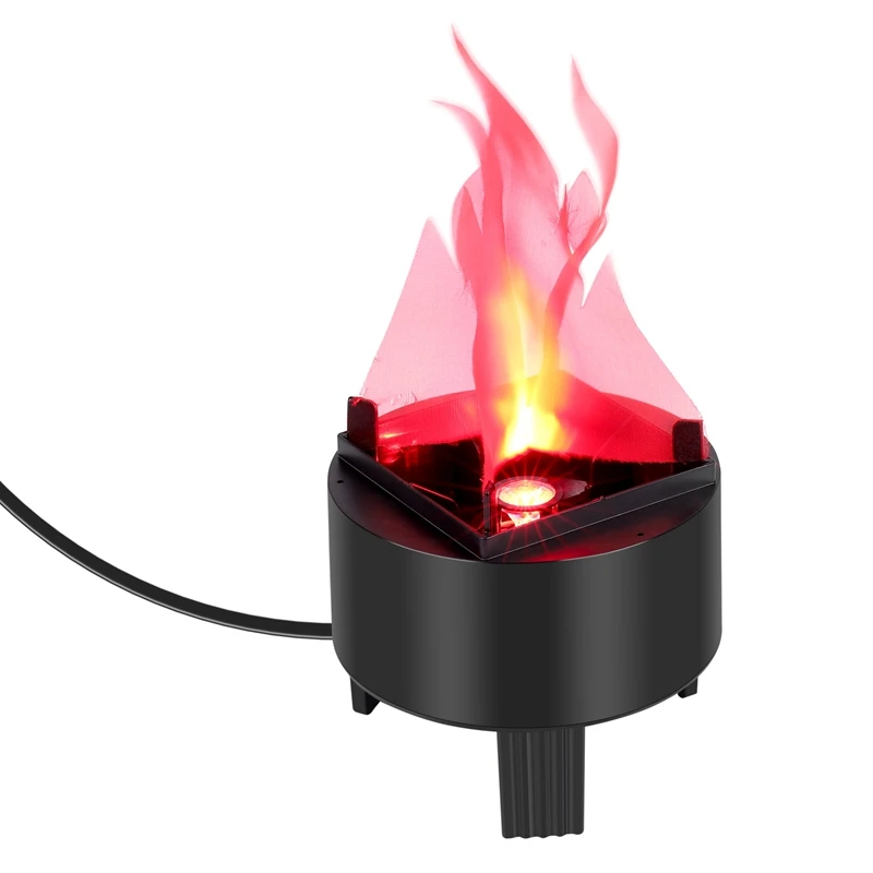 

LED Fire Flame Effect Light Artificial Electric Flicker Campfire Lamp Party Decor Supplies For Bar Stage Home, US Plug