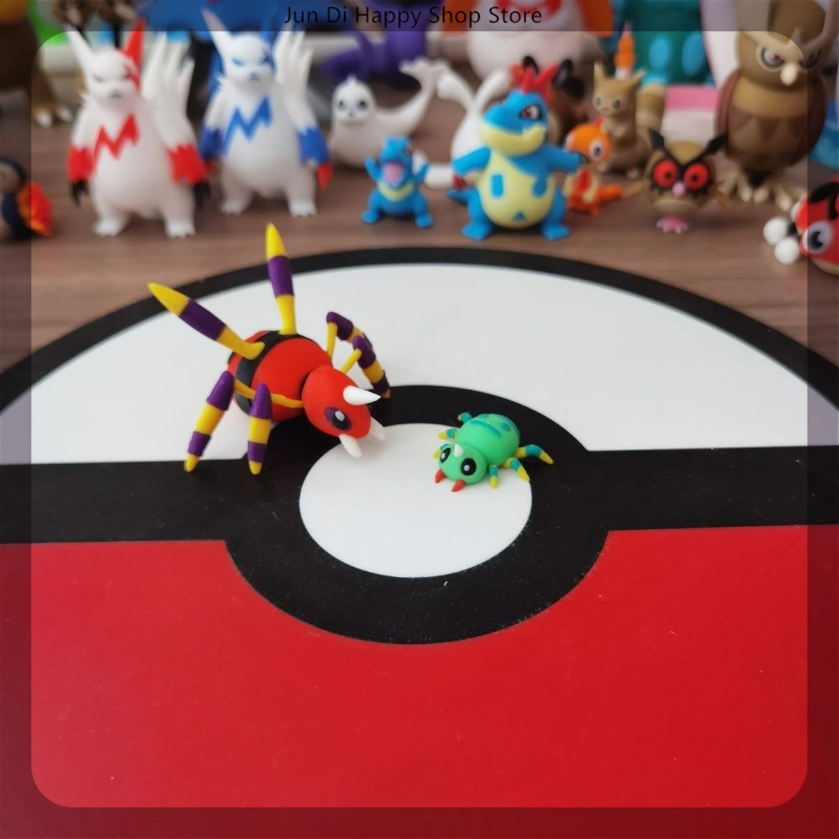 Spinarak Ariados スケール世界 1:20 Diy 3d 印刷アニメフィギュアモデル像コレクションデスクトップ装飾飾りおもちゃキッズギフト