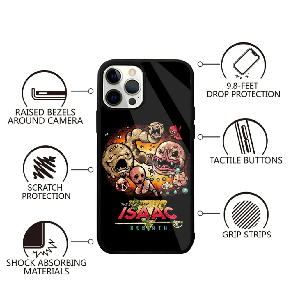 The B-Binding I-Isaac Fanart Phone Case Strong Magnetic For IPhone 15,14,13,Pro,Max,Plus,11,12,Mini For Magsafe Wireless