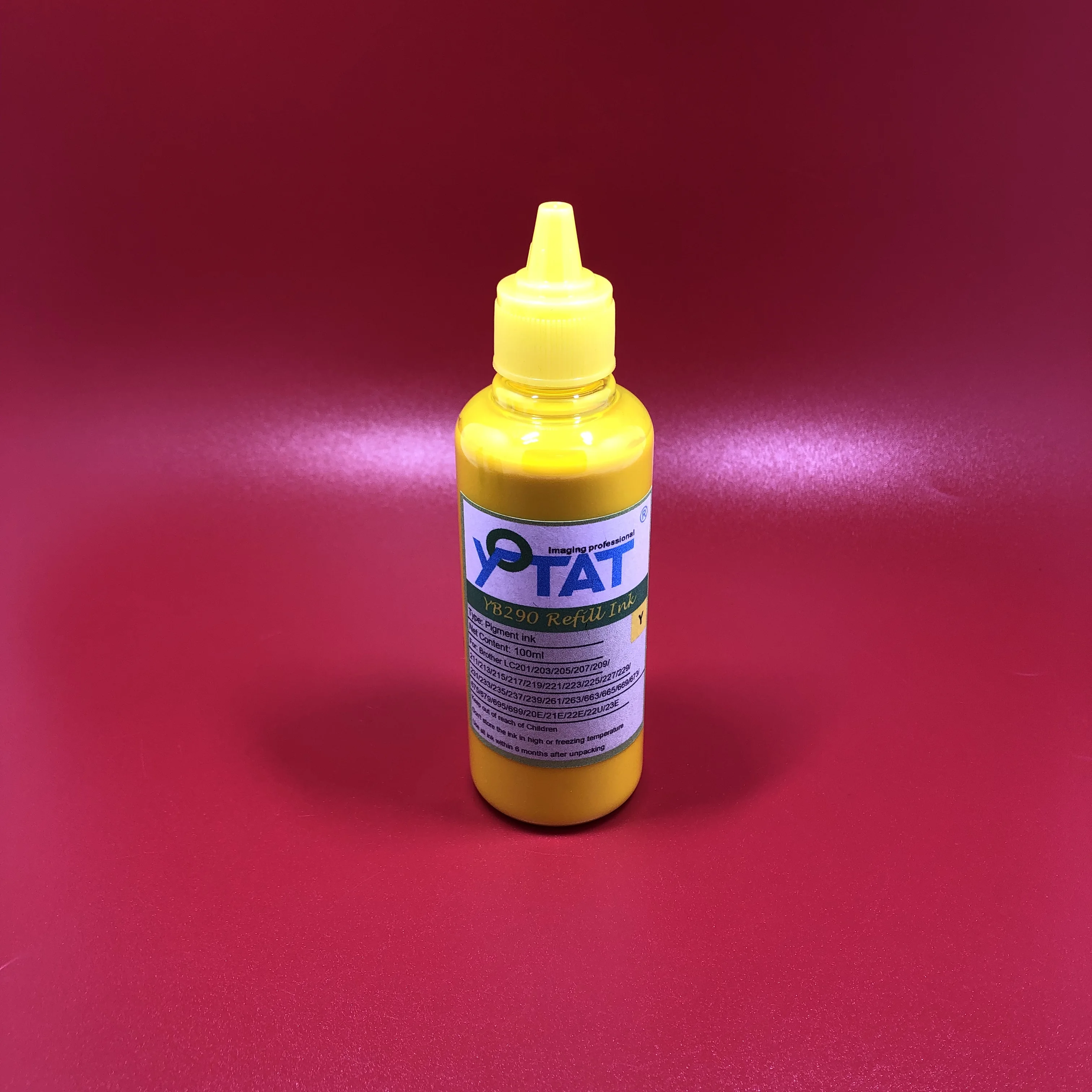 YOTAT 4×100ml Pigment Ink for Brother LC20E LC21E LC22E LC22U LC23E LC663 LC669 LC665 LC673 LC679 LC675 LC699 LC695 LC261 LC263