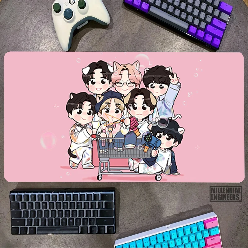 

Kpop Boys Album DARK BLOOD Mouse Pad Premium Mousepad Desk Mat Keyboard Big Mousepepad Office Accessories Gaming Mats Gamer Xxl