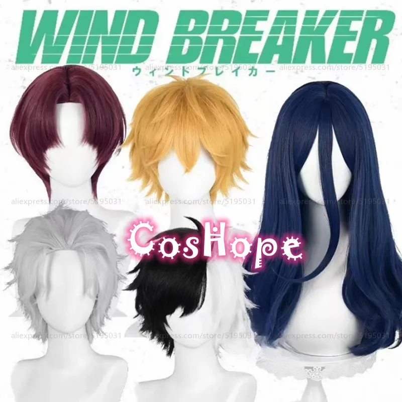 

Hayato Suo Sakura Haruka Akihiko Nirei Cosplay Wig Hajime Umemiya Kyotaro Sugishita Wig Anime Heat Resistance Synthetic Wigs