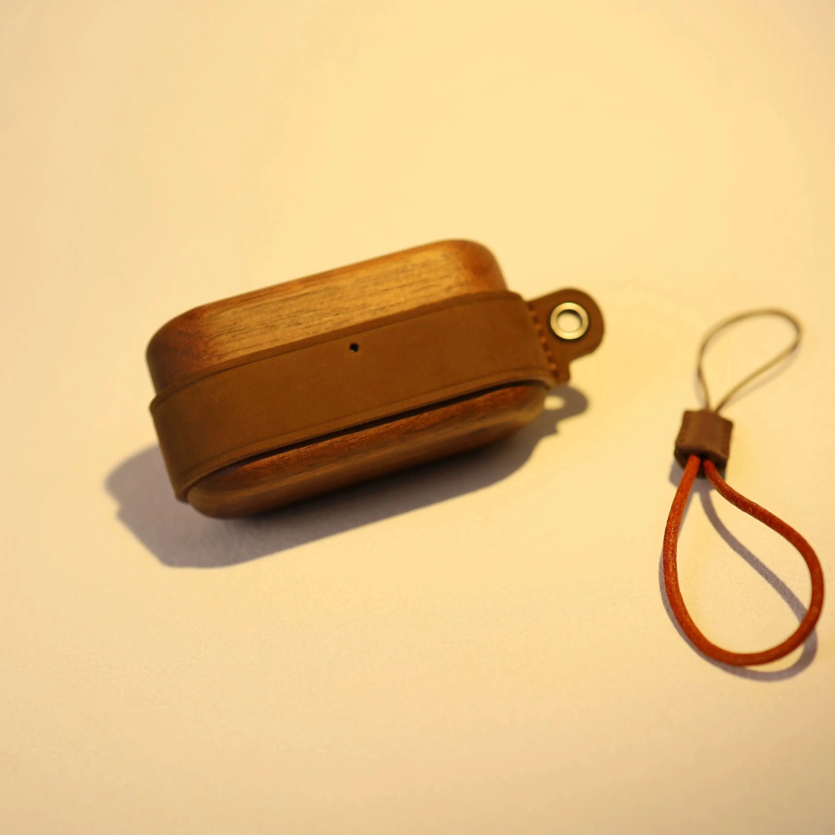 Casing Earphone Retro Kayu Asli untuk Panasonic Technic EAH-AZ100, Penutup Pelindung Terbuat dari Kayu Walnut