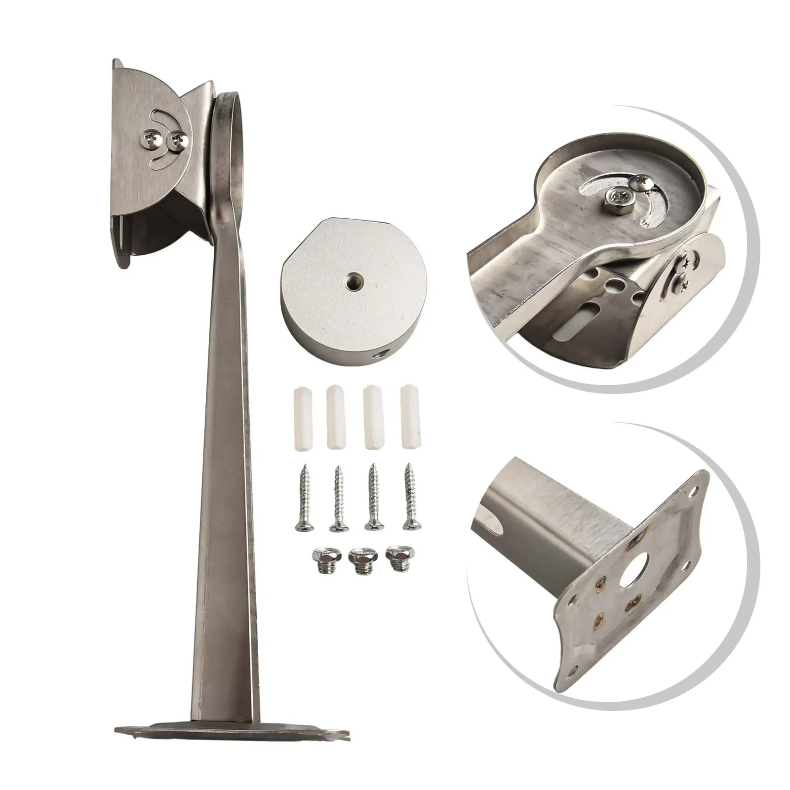 Adjustable Alloy Wall Mount Bracket With Joint For Starlink Mini Roof Rack Adapter Stainless Steel Installation Kit