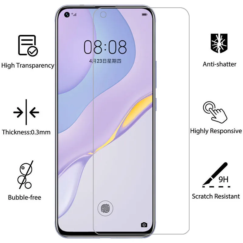 protective tempered glass for huawei nova 7 5g screen protector on nova7 film huawey huwei hawei huawi huawe huawai hawawi honor