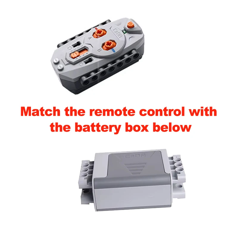 Cada piezas de Motor técnico, Compatible con bloques de construcción, función de potencia MOC mecánica técnica, actualización de servomotor