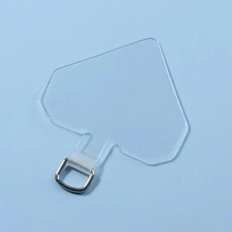 Transparent Mobile Phone Lanyard Gasket Tabs Anti-Loss TPU Rope Card Cord For Moblie Phone Hanging Strap Patches
