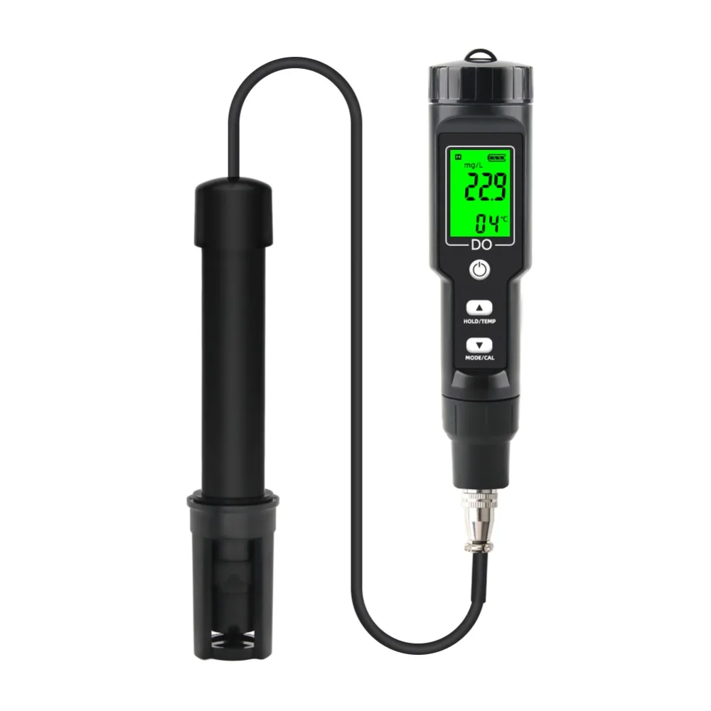 

0-40mg/L Dissolved Oxygen Meter Professional Sensitive probe Oxygen Concentration Tester Plastic Digital Water Quality Analyzer